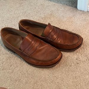 Cole Haan tan loafers
